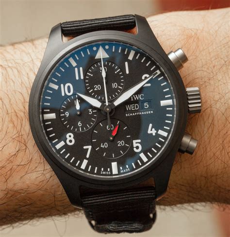 iwc pilot chronograph 43 review|iwc pilot chronograph top gun.